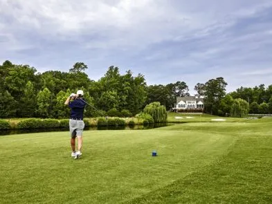 Golfer in Ford's Colony